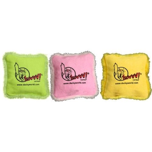 Yeowww! Pillows Catnip Cat Toy Counter Display Jug 24 ct