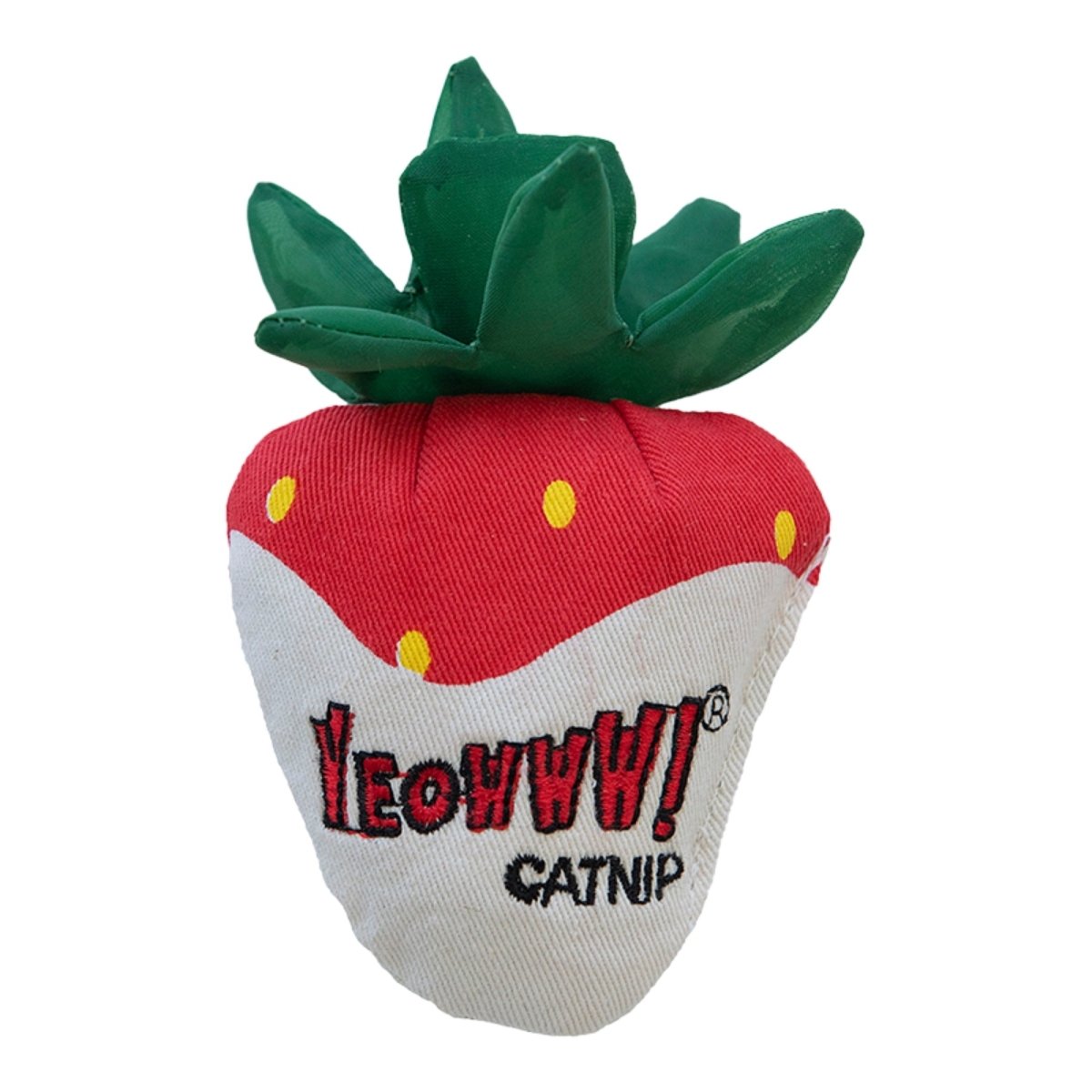 Yeowww Strawberry Catnip Cat Toy White Chocolate, Single - Pets Perfect
