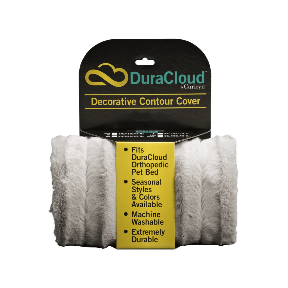 DuraCloud Orthopedic Pet Bed and Crate Pad Contour Cover, Charcoal/XX-LARGE, view 34