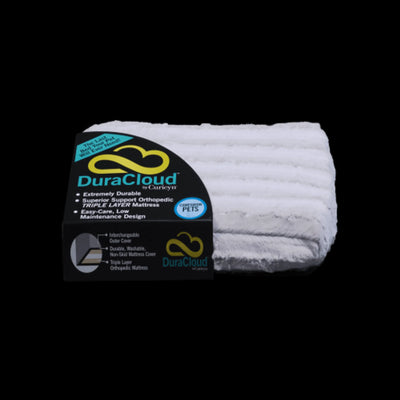 DuraCloud Orthopedic Pet Bed and Crate Pad, Sand/X-SMALL