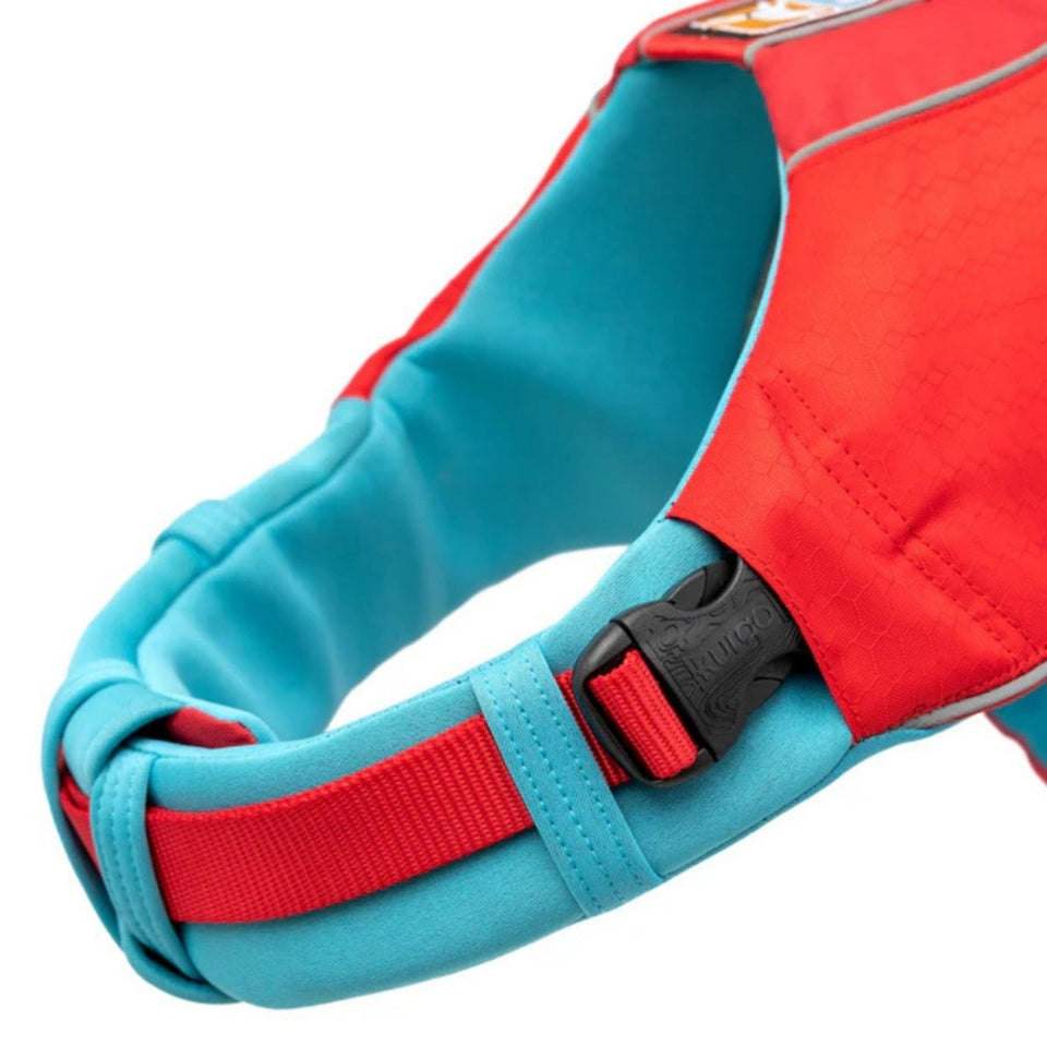 Kurgo Surf 'n Turf Dog Life Jacket - Red, Medium, view 4