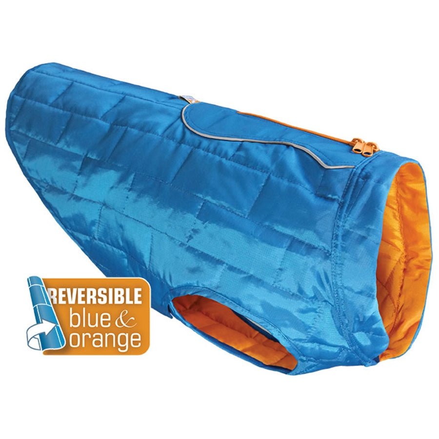 Kurgo Loft Reversible Dog Jacket - Blue/Orange, X-Large