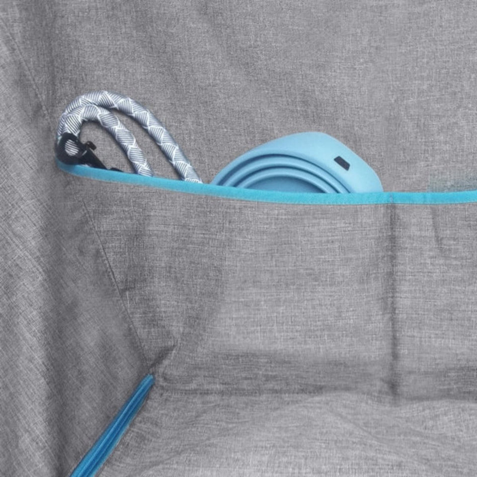 Kurgo Dog Hammock Half Heather Gray, view 4