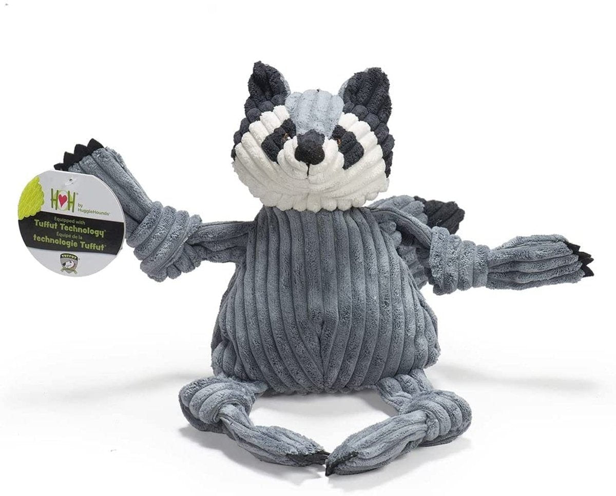 Hugglehounds Dog Woodland Knottie Racoon Large - Pets Perfect