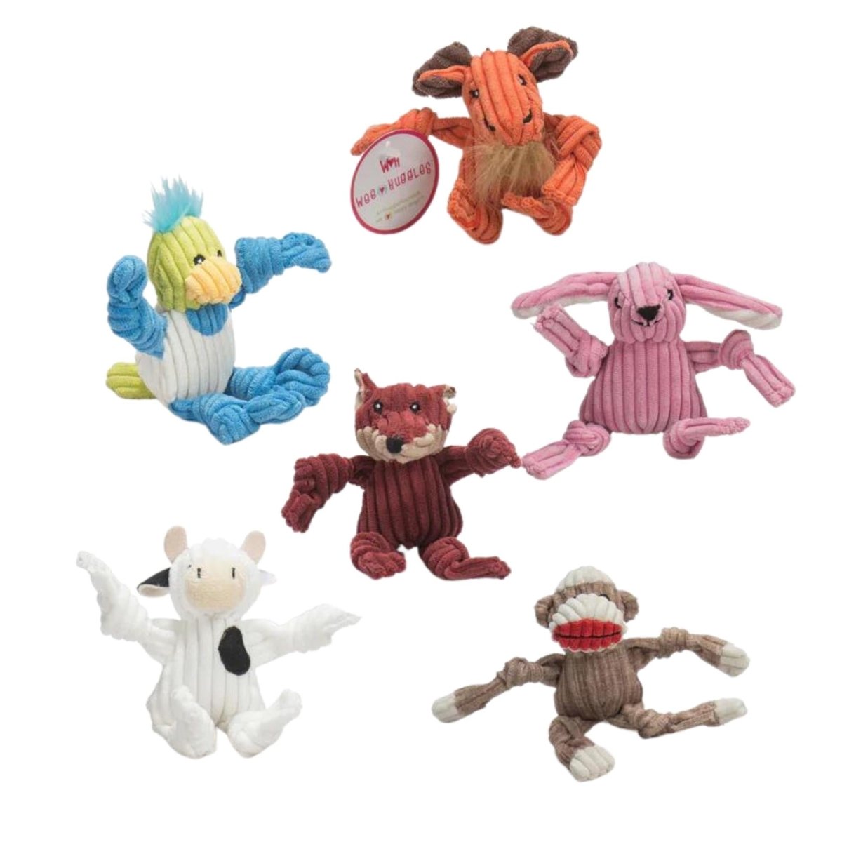 Hugglehounds Dog Knotties Wee Assorted 6 Pack - Pets Perfect
