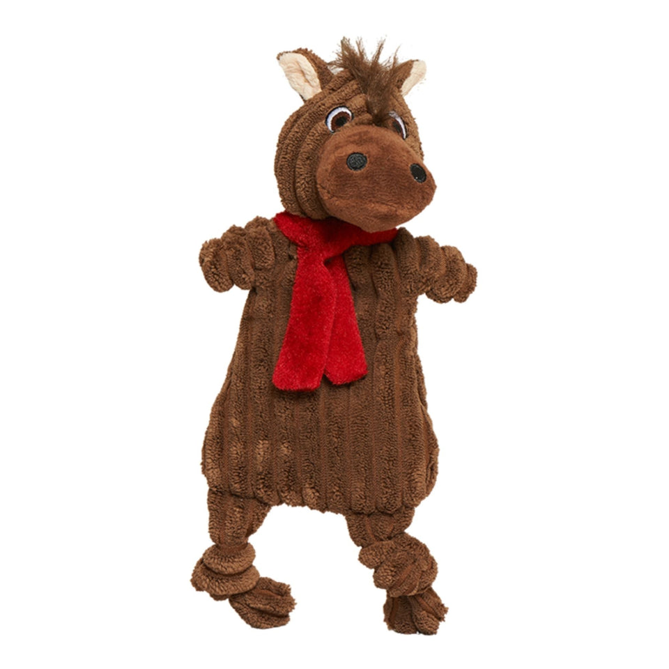 Hugglehounds Dog Huggleflatties Barley Horse Large - Dog Toys Plush