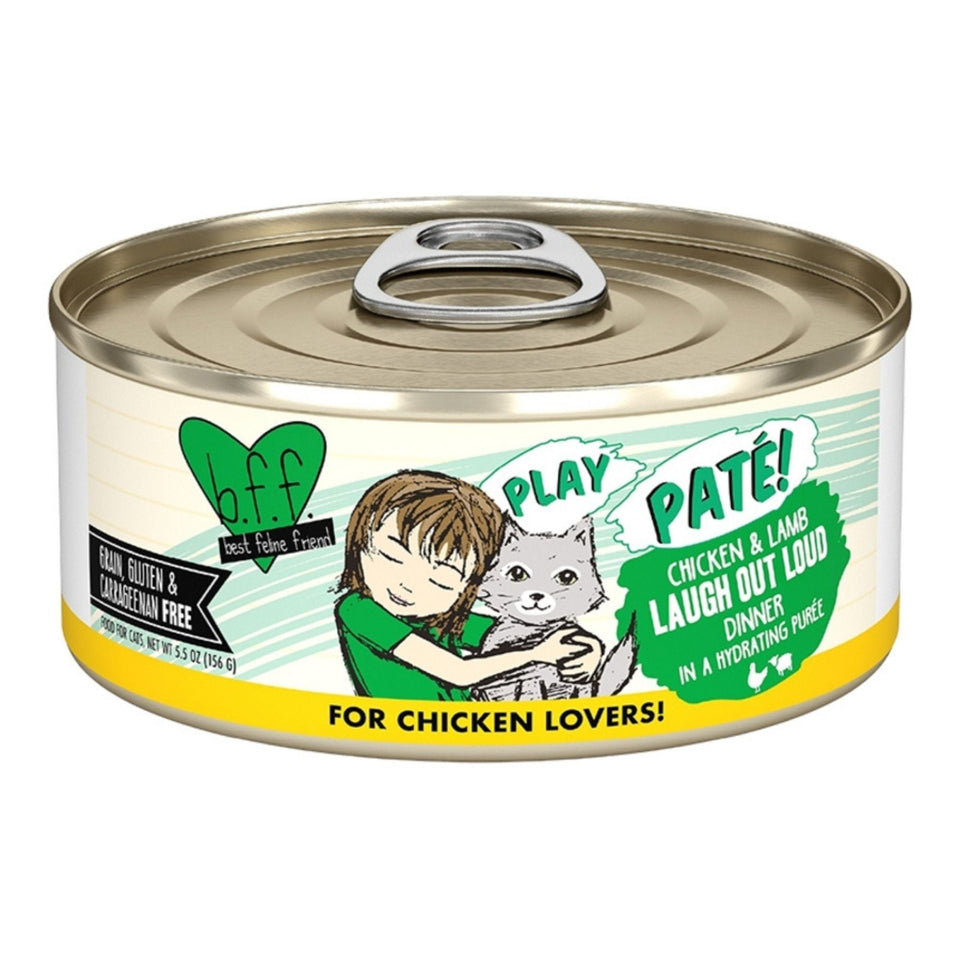 BFF Cat Play Pate Laugh Out Loud Chicken 5.5oz. - (Case of 8)