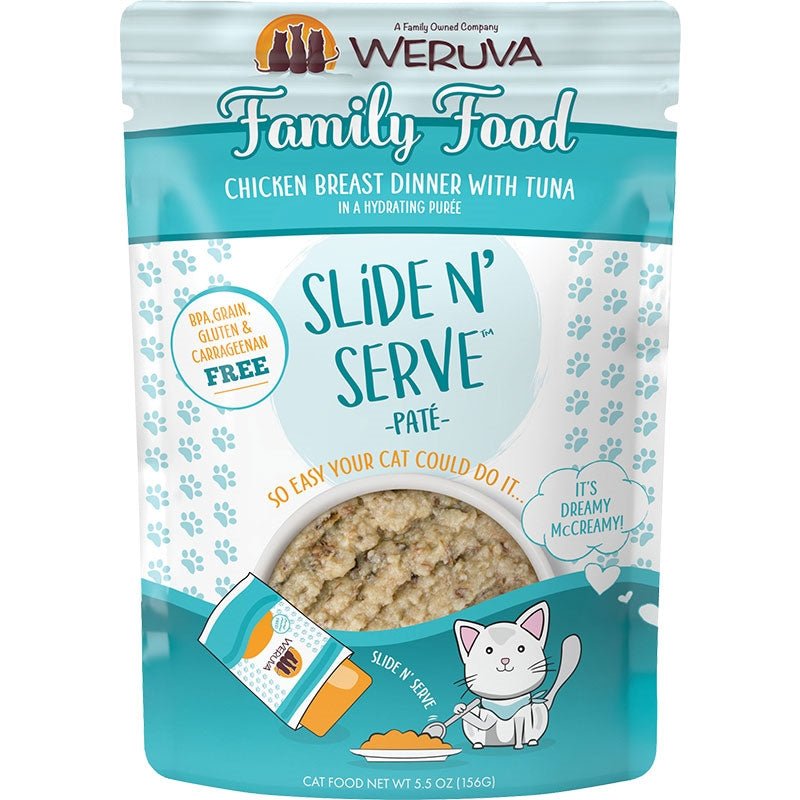 Weruva Cat Pates Family Food Chicken Breast Dinner with Tuna 5.5oz. (Case of 12) - Pets Perfect