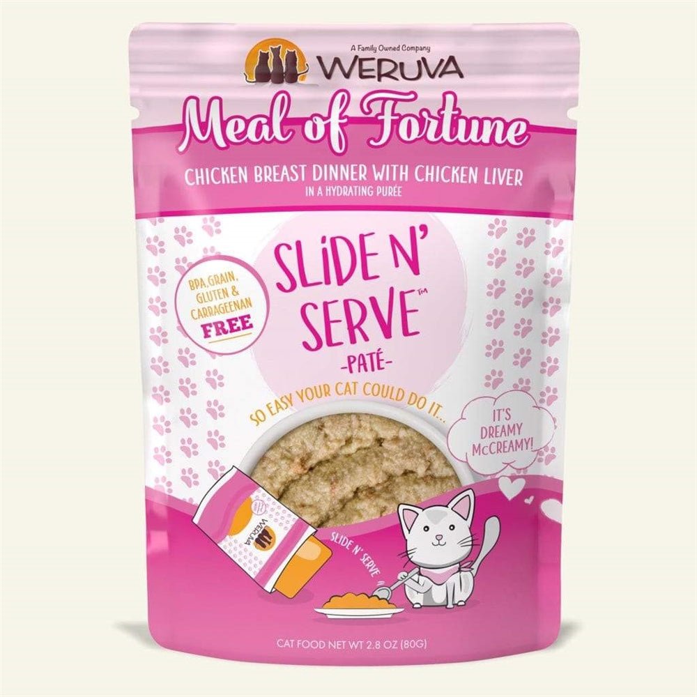 Weruva Cat Pates Meal of Fortune Chicken Breast Dinner With Chicken Liver 5.5oz. (Case of 12) - Pets Perfect