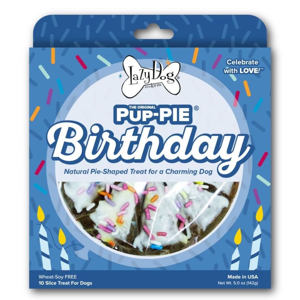 Lazy Dog Happy Birthday Pup-Pie for a Charming Boy 5oz.