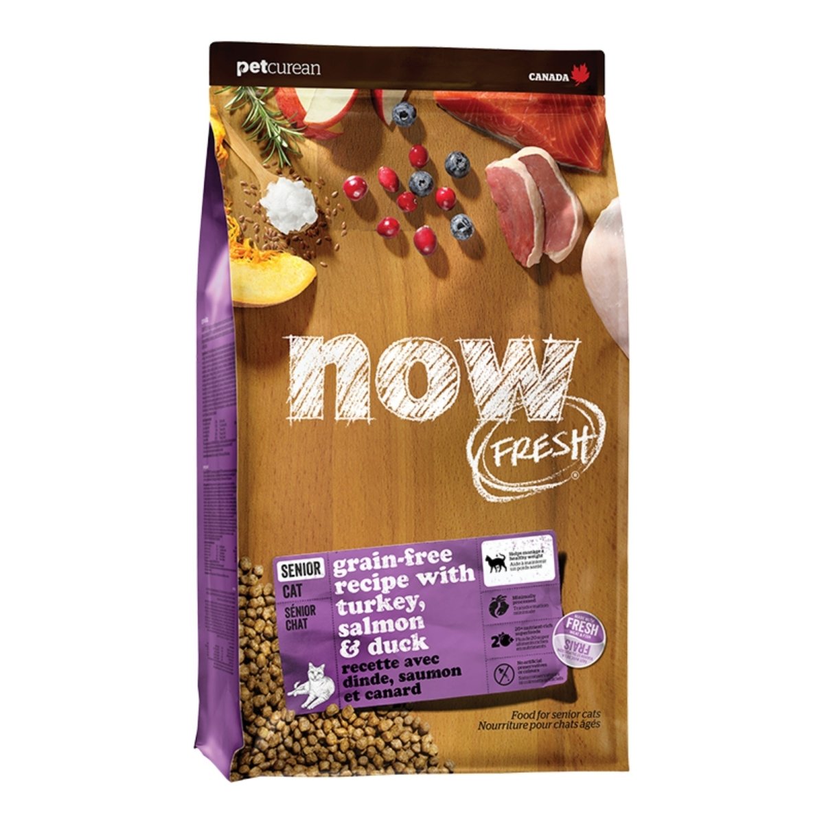 Now Fresh Cat Grain Free Senior Turkey 8Lb - Pets Perfect
