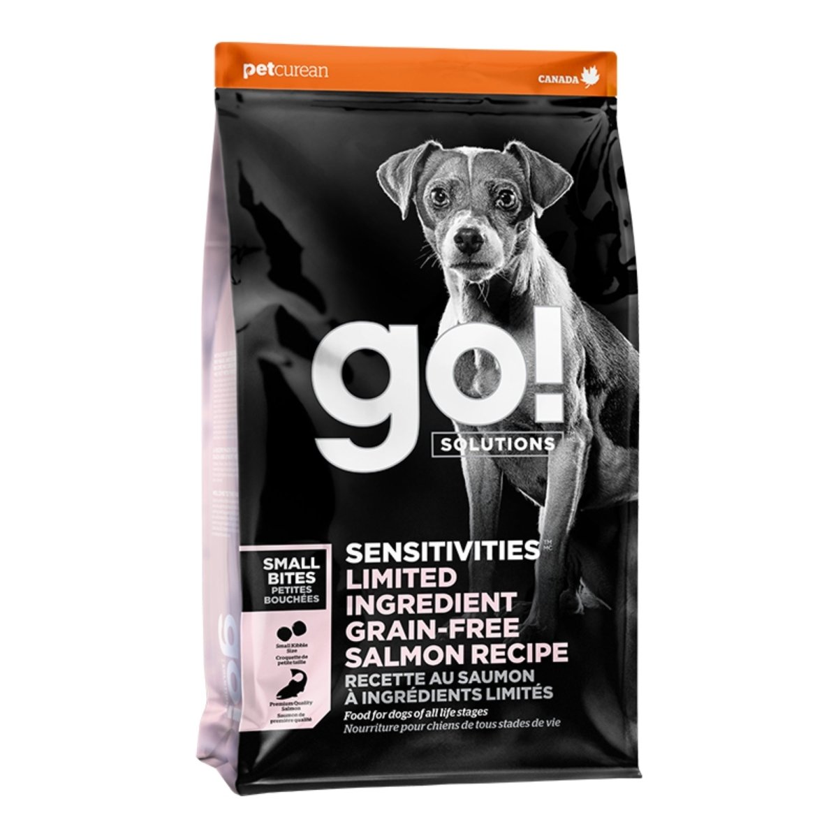 Go! Dog Sensitivities Limited Ingredient Grain Free Small Bites Salmon 3.5Lb - Pets Perfect