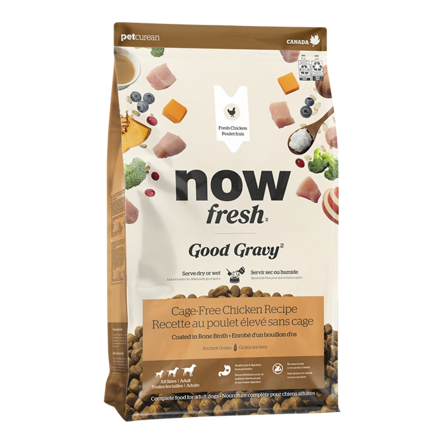 Now Fresh Dog Good Gravy Chicken With Grain 3.5 lb