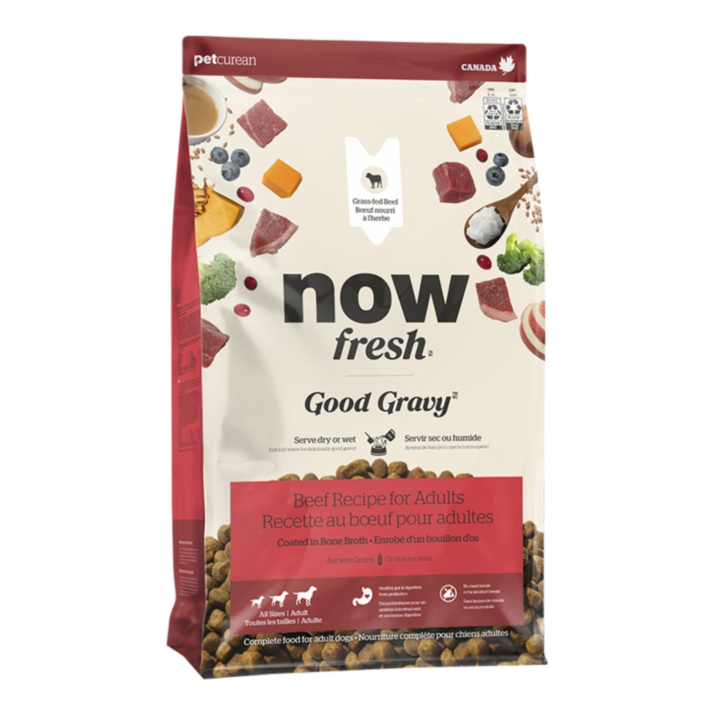 Now Fresh Dog Good Gravy Adult Beef Recipe With Ancient Grains 3.5 lb