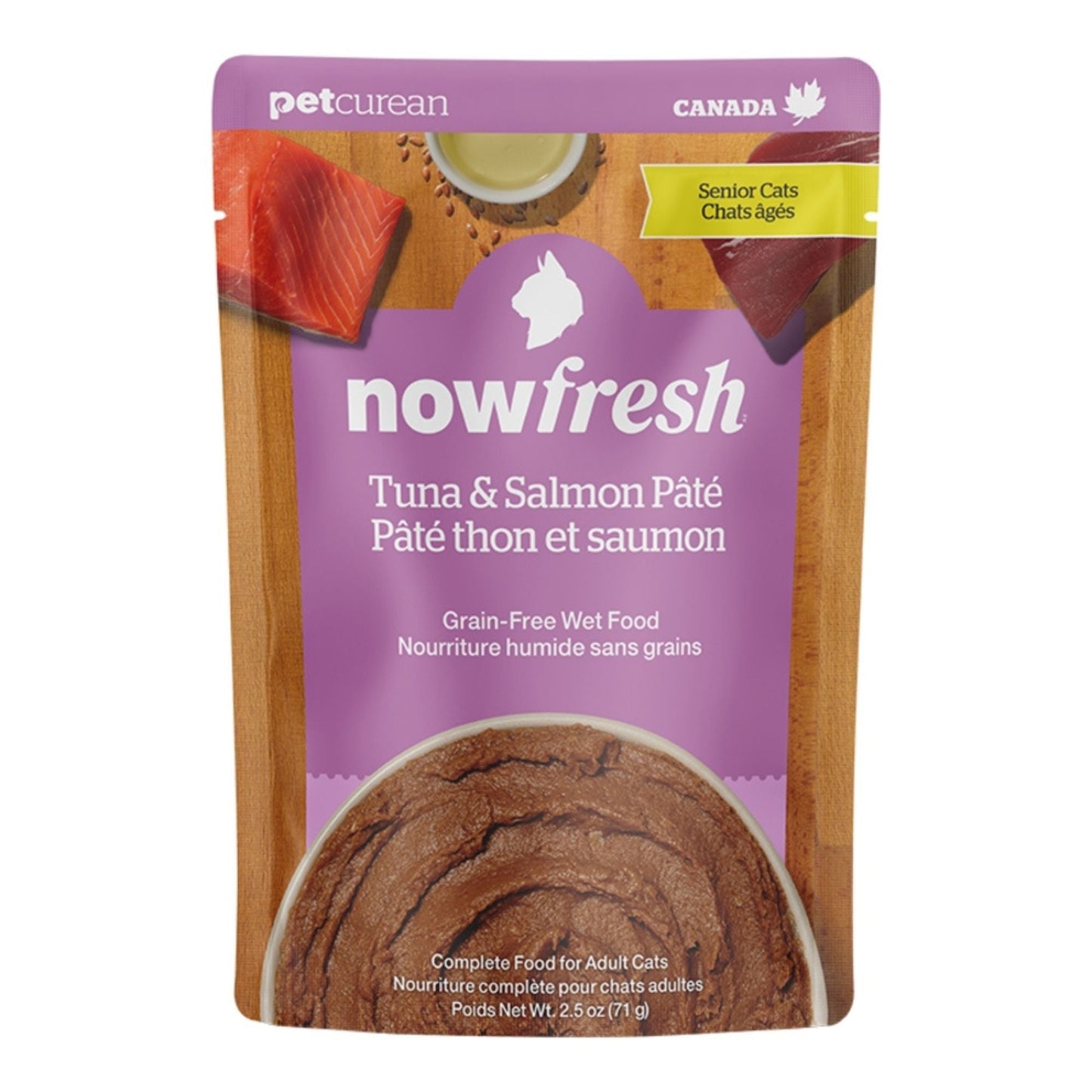 Now Fresh Cat Grain-Free Senior Tuna + Salmon Pate 2.5 oz. 24 ct