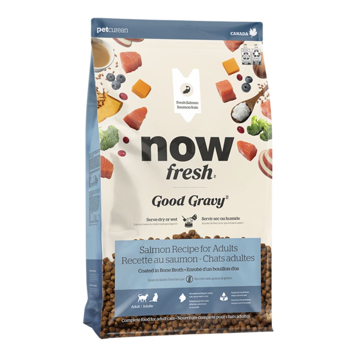Now Fresh Cat Good Gravy Grain-Free Adult Salmon Recipe, 3.5 lb