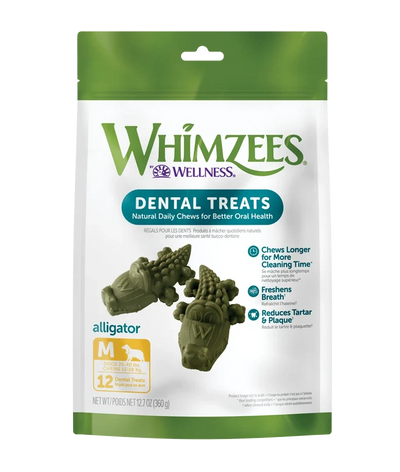 Whimzees Alligators Small, 12.7 oz Bag