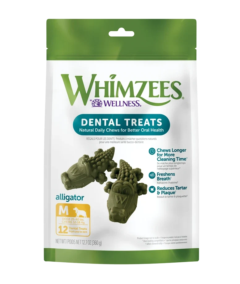 Whimzees Alligators Small, 12.7 oz Bag