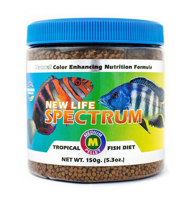 New Life Spectrum Tropical Sinking Pellets Fish Food, 5.3 oz, Medium