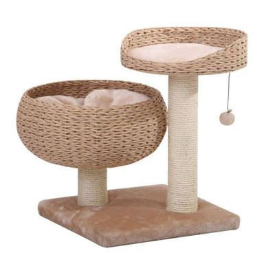 PetPals Cozy 2-Level Cat Perch Tree
Beige & Cream 23 in
