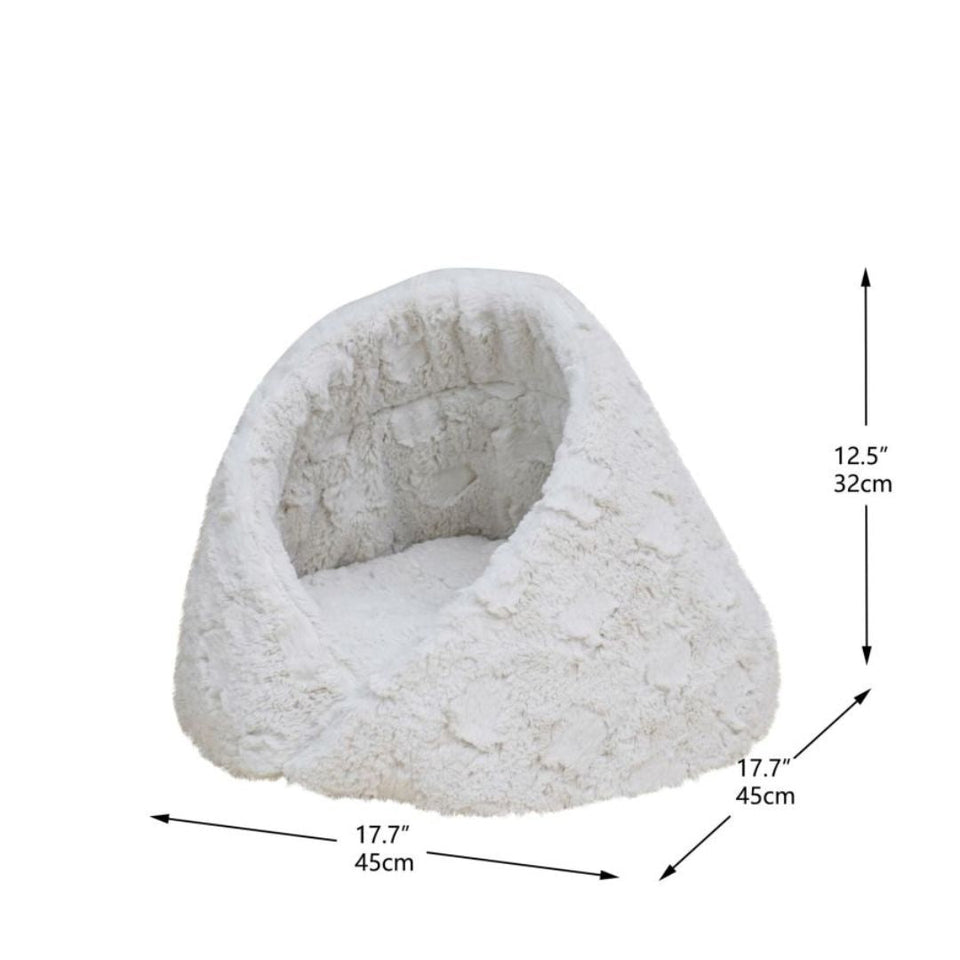 PetPals Rose Cradle Pet Bed
Ivory 17.7 in