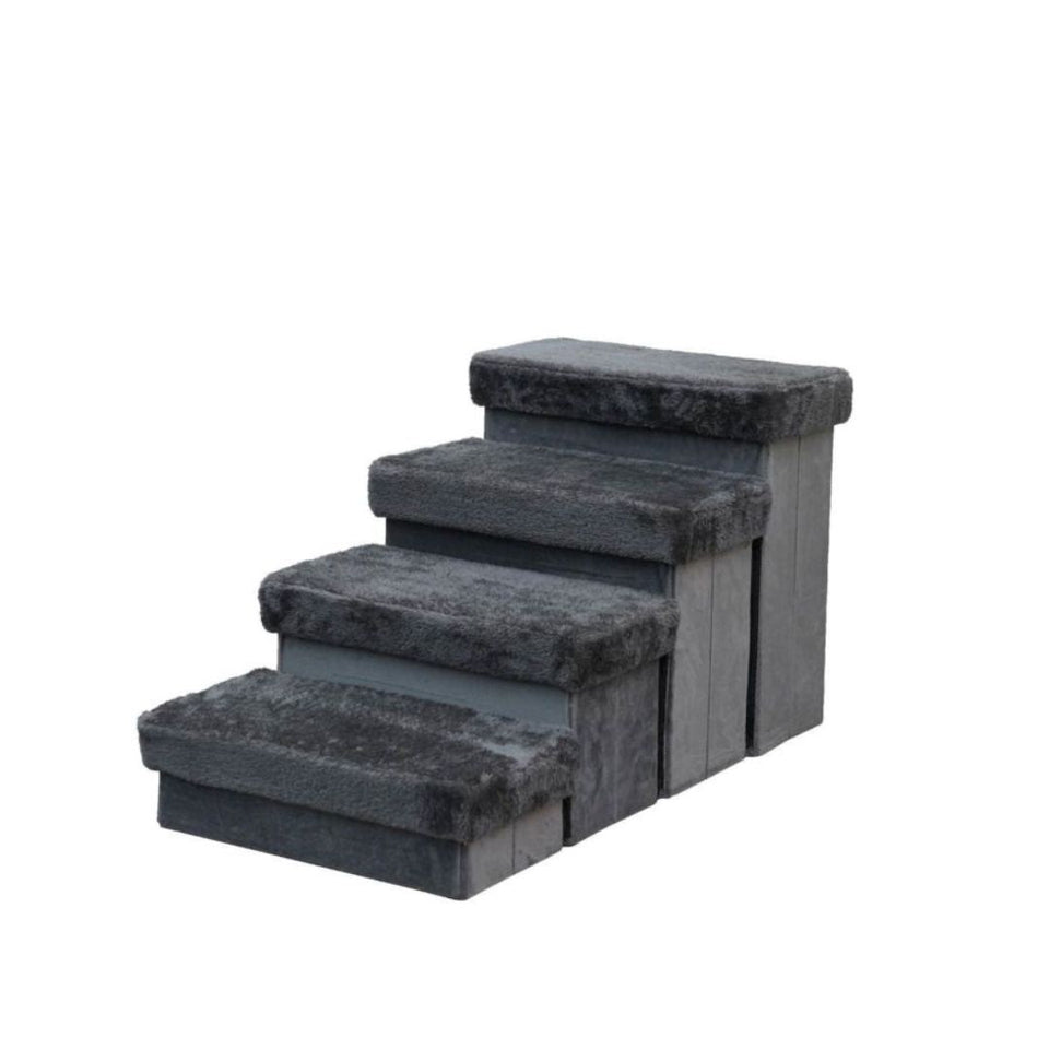 PetPals 2in1 4-Level Pet Stairs
Charcoal 17 in
