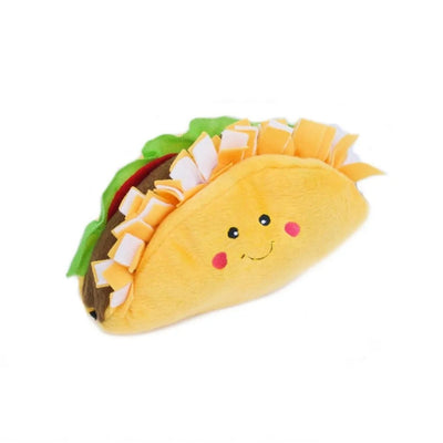 ZippyPaws NomNomz Dog Toy Taco, Medium - Pets Perfect