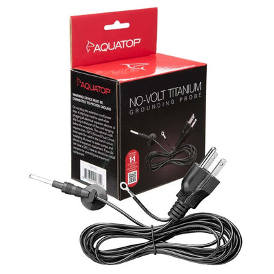 AquaTop NOVOLT Titanium Aquarium Grounding Probe Black