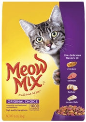 Meow-Mix Original Choice Dry Cat Food Chicken, Turkey