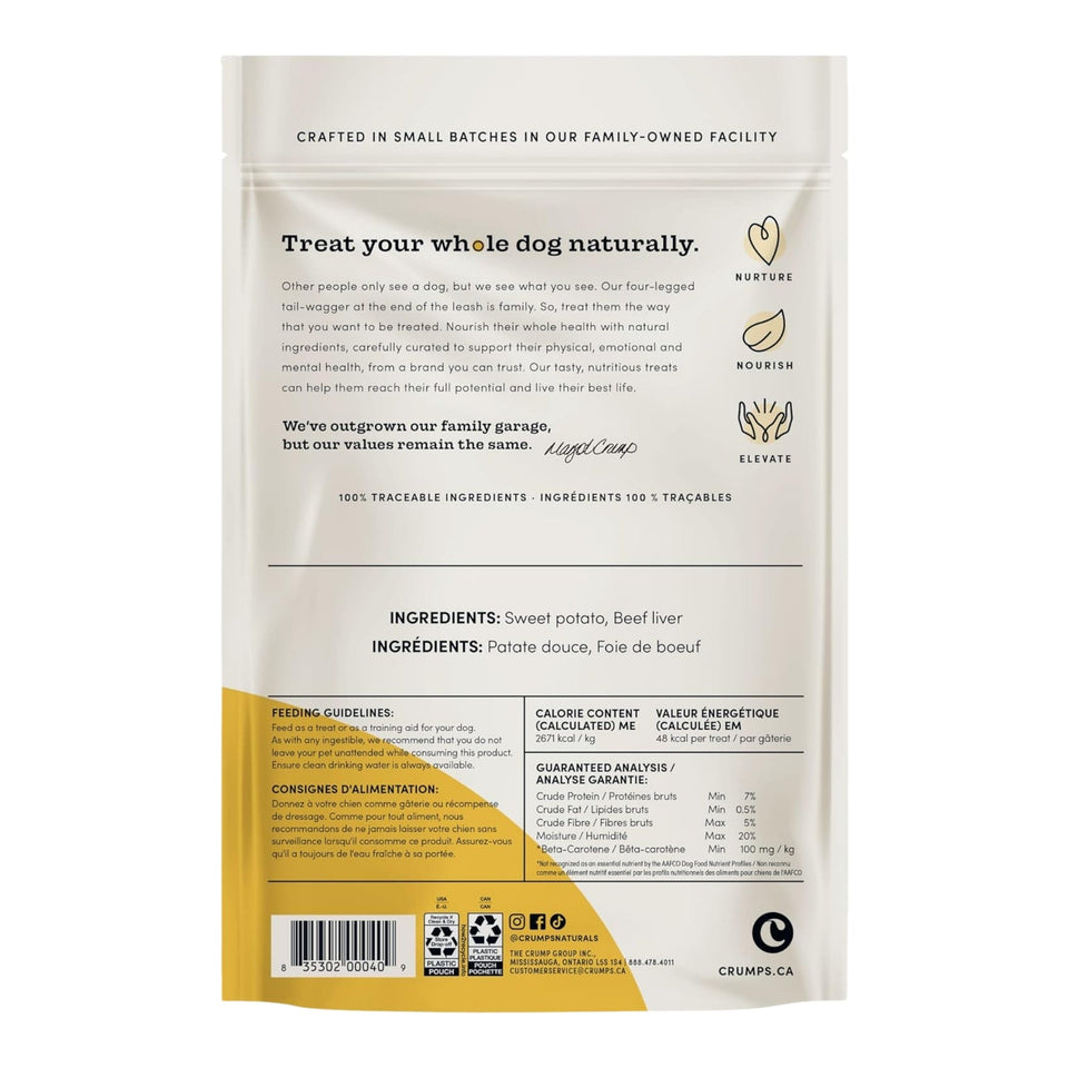 Crumps, 21.6 oz Sweet Liver Dog Chews