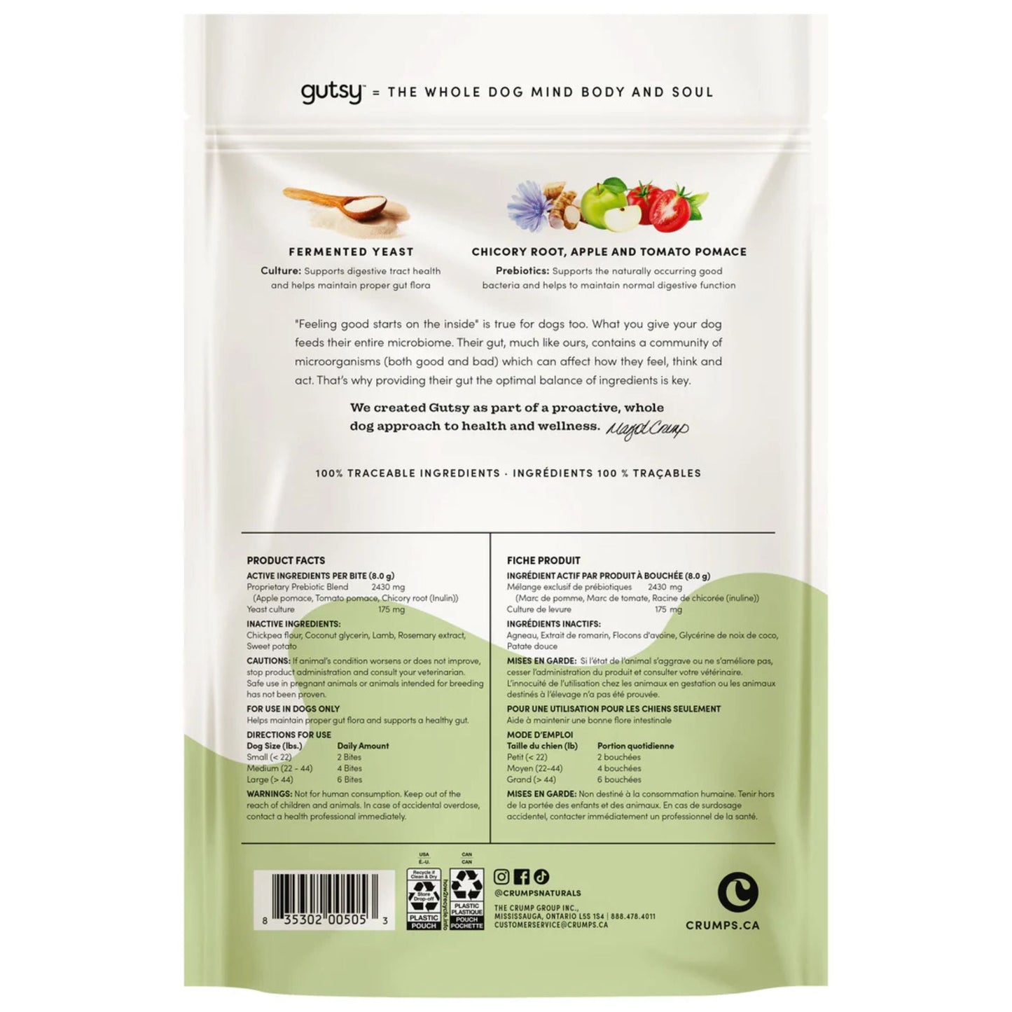 Crumps Cat, 3.2 oz Gutsy Balance Bites, view 5
