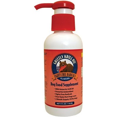 Grizzly Dog Krill Oil 4oz. - Pets Perfect