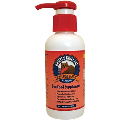 Grizzly Dog Krill Oil 4 oz