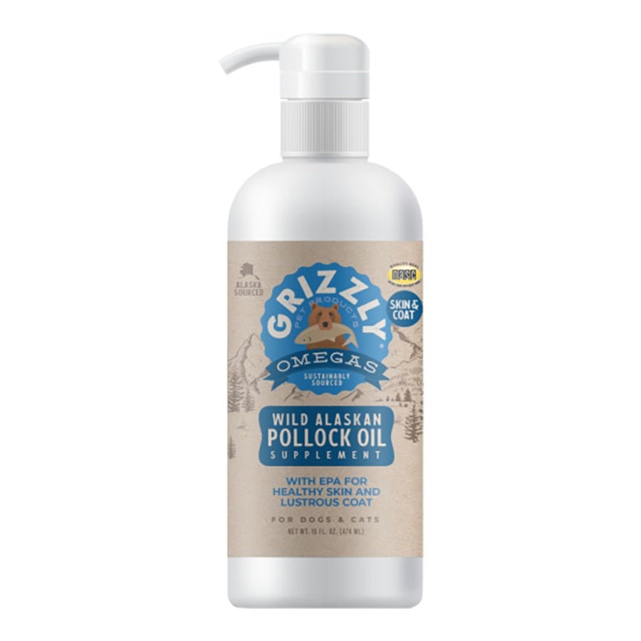 Grizzly Dog Pollock Oil 16Oz - Pets Perfect