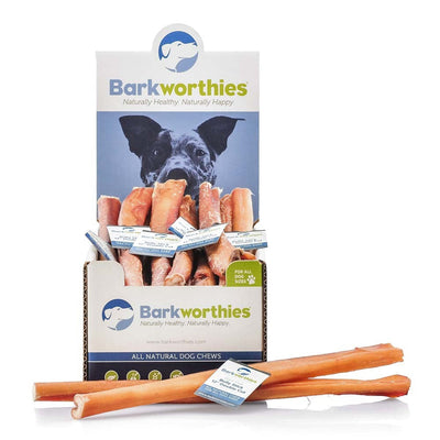 Barkworthies Odor Free Double Cut Bully Stick 12 in, 25 ct