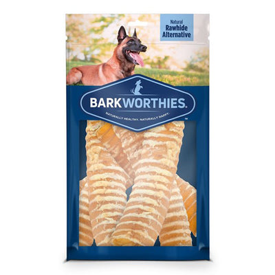 Barkworthies Dog Trachea Beef 4-8 in*