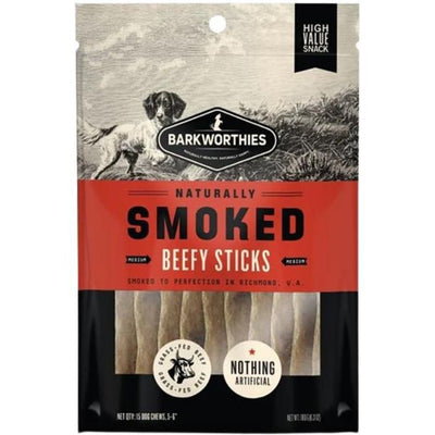 Barkworthies Dog Smoked Beef Stick 15 Pack Default Title