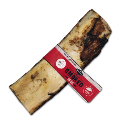 Barkworthies Smoked Rib Bones Dog Treat Medium, 25 ct
