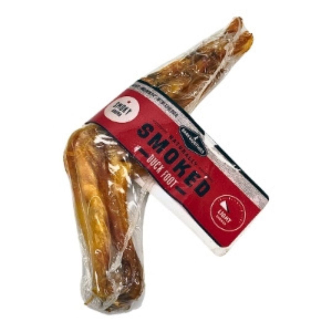 Barkworthies Smoked Duck Feet Dog Treat 50ea/One Size - Pets Perfect