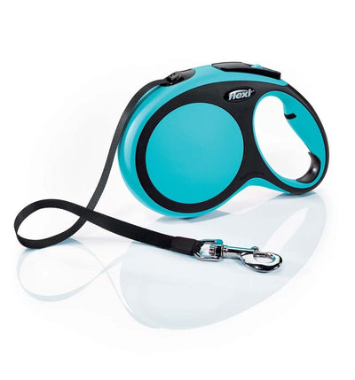 Flexi New Comfort Retractable Tape Dog Leash Blue 26 ft, Large
