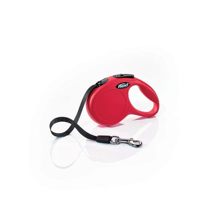 Flexi Classic Nylon Cord Dog Leash, Red, 10 ft, X-Small, up to 26 lb