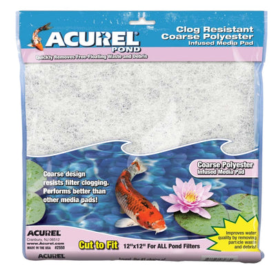 Acurel Coarse Polyester Media Pad, 12 in x 12 in