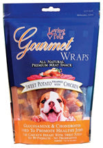 Loving Pets Gourmet Wraps Dog Treat Sweet Potato Chicken, 8 oz, view 2