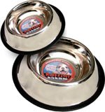 Loving Pets Traditional NoTip Stainless Steel Dog Bowl Silver, 96 oz, view 2
