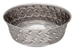 Loving Pets Diamond Plate Bowls with Non Skid Bottom Dog Dish Bowl, view 2