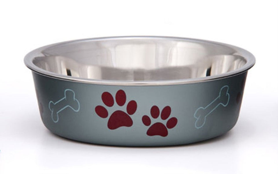 Loving Pets Metallic Dog Bowl Blueberry X-Large