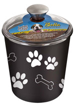 Loving Pets Treat Canister Espresso, 1ea