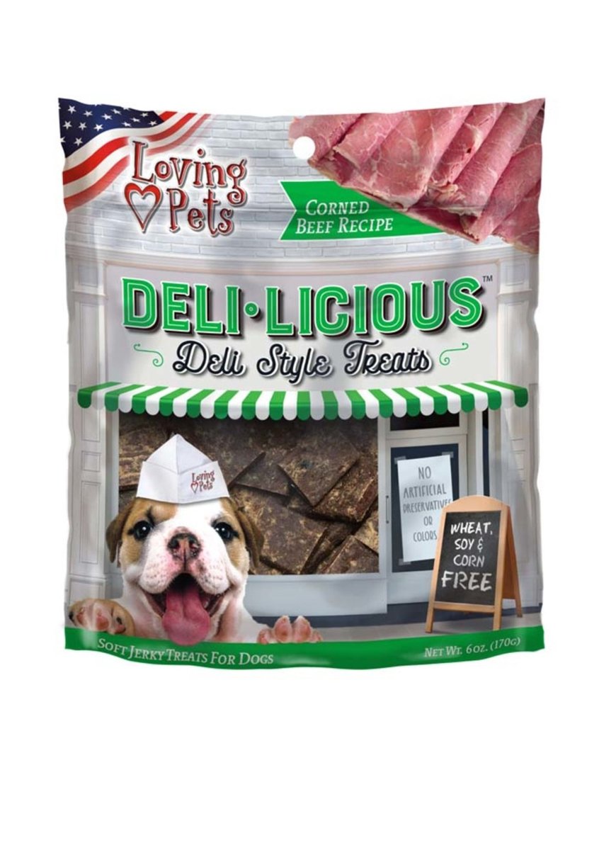 Loving Pets Deli-Licious Dog Treats Corned Beef 6 oz