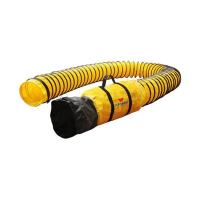 XPOWER Extra Flexible 8" Diameter 25 ft Ventilation PVC DUCT HOSE - Pets Perfect