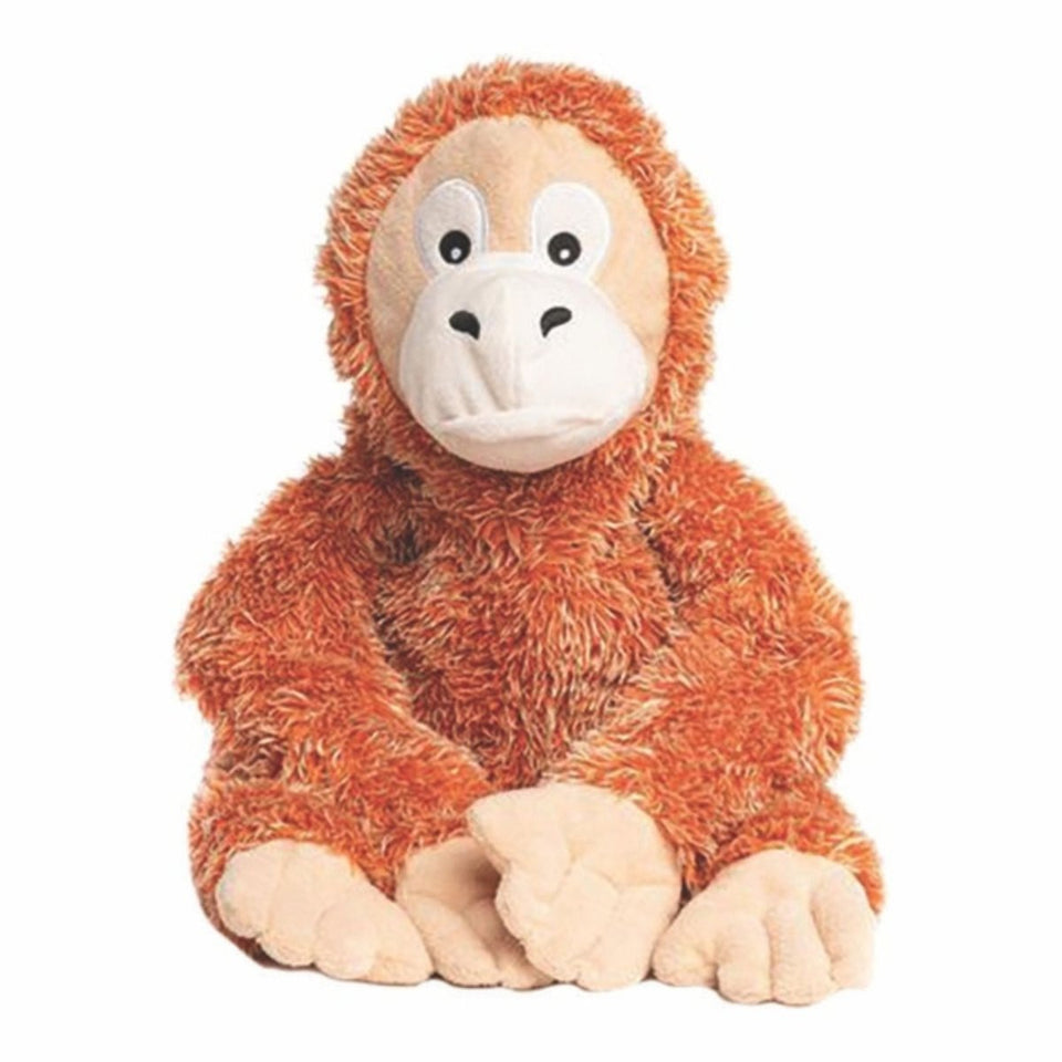 FabDog Fluffy Orangutan Plush Dog Toy - Large